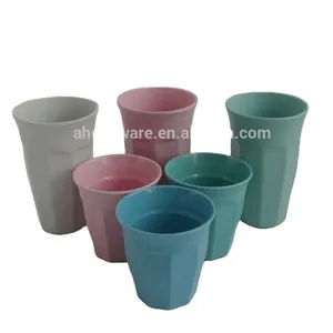 Hot sales Bamboo fiber melon ridge coffee Cup, drinking tumbler Dinnerware set