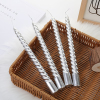 Bougeoirs de style européen en gros, bougies piliers en paraffine pour la maison, dîner romantique, mariage, anniversaire, décorations de Noël