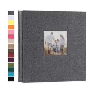 Álbum de fotos de lino de cubierta dura, 4x6, 600 fotos de gran capacidad para Familia, aniversario de boda, vacaciones de bebé - Product Image 1