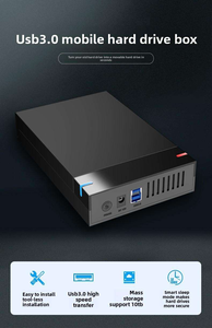 Box esterno per disco rigido da 3,5 pollici USB 3.0 a SATA, custodia per HDD/SSD da 5 Gbps, supporta unità SATA da 2,5 e 3,5 pollici con alimentatore per PC - Product Image 3