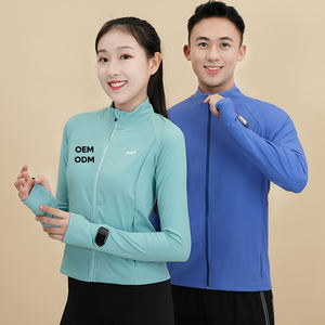 Breathable Fit Breathable Gym Jacket Offering UV Protection Comfort And Zipper Closure Fit For Winter Exercise - Product Image 3