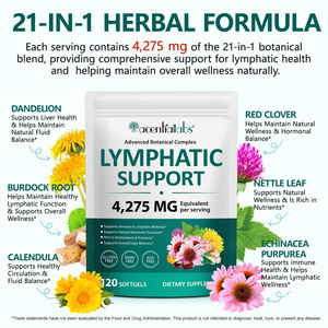 Acentiallabs – Gélules naturelles détoxifiantes pour le drainage lymphatique, favorisant la santé immunitaire et les processus métaboliques - Product Image 4
