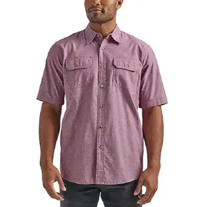 Wholesale safari shirts for men short sleeve To Look Sharp For Any Occasion  