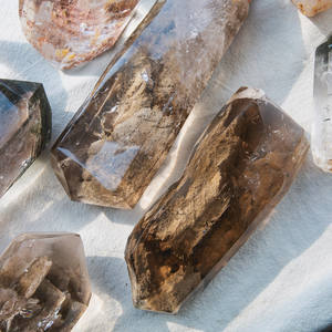 Ying Lai Jewelry Natural Factory Tour de cristal de quartz de <span class=keywords><strong>jardin</strong></span> de guérison polie, Art et objet de collection - Product Image 5