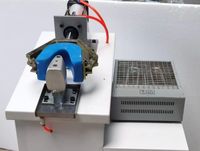 Machine automatique monoposte pour la fabrication de chaussures en cuir avec colle chaude/froide, pour le montage du talon et la lamination, pour une production efficace