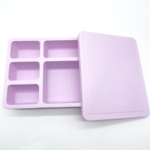 Conteneurs de stockage alimentaire en silicone de qualité supérieure pour la cuisine, avec couvercles étanches, pour congélation - Product Image 4