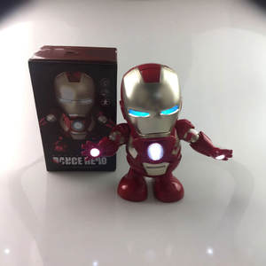 Figurine d'action électronique alimentée par batterie Nouveau design 2024 Light & Music Fun Play Toy Robots Dancing <span class=keywords><strong>Robot</strong></span> Hero - Product Image 6