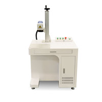 Machine de marquage laser 3D à fibres Voiern avec logiciel de contrôle JCZ, source laser Raycus, refroidissement par air, haute précision, type portique