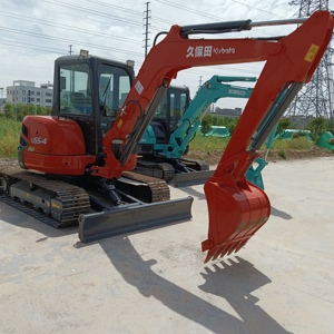 Pelleteuse sur chenilles U55-4 Kubota d'occasion du Japon-Machine à creuser d'occasion haute performance - Product Image 1