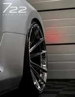 Rines Forjados Personalizados 722Auto de 18-24 Pulgadas, Cromados, Cóncavos Profundos, 5x112 5x120 5x114.3 para BMW M Performance, Audi RS, Mercedes