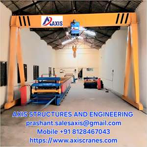 Grue portique robuste pour la fabrication, disponible en ligne pour les usines et ateliers - Product Image 3