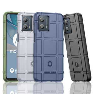 Funda de Silicona para <span class=keywords><strong>Motorola</strong></span> G53/G73/G13/G23, Estilo Fibra de Carbono, Reforzada, Antigolpes, Acabado Mate - Product Image 1