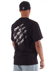 Camiseta de calle de diseño de gran tamaño con estampado de pantalla de seda estilo Hip Hop de algodón 100% para hombre - Product Image 2