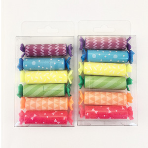 Mini Resaltadores de caramelo geométricos, resaltador <span class=keywords><strong>Pastel</strong></span> con forma de caramelo a granel, marcador de cincel, Resaltadores, suministros de oficina para el regreso a la escuela - Product Image 6