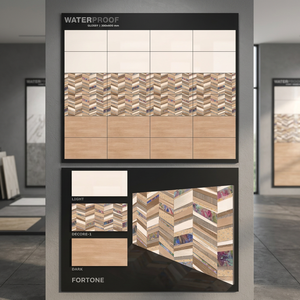 9mm d'épaisseur 30x60cm 300x600mm 12x24 carreaux de mur en céramique numérique concepteur pour salon intérieur carreaux de mur d'élévation en porcelaine - Product Image 5