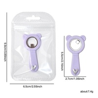 Outil magnétique puissant pour nail art, effet œil de chat, en forme de cœur