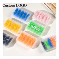 Lot de bouchons d'oreilles personnalisés anti-bruit en silicone pour la natation, le sommeil et usage industriel - Emballage en vrac