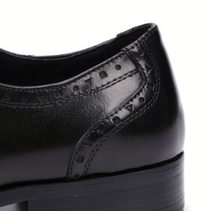 Zapatos de Vestir Formales de Cuero Duradero, Versátiles, de Alta Gama, Cómodos, Transpirables y Ligeros para Bodas - Product Image 5