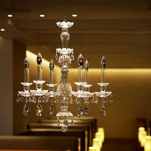 Lámpara de Araña Colgante de Cristal Transparente de Lujo, Ajustable en Altura, <span class=keywords><strong>para</strong></span> <span class=keywords><strong>Interiores</strong></span>, <span class=keywords><strong>Escaleras</strong></span> Largas Personalizadas, Decoración del Hogar, Proyecto de Iluminación Decorativa - Product Image 3