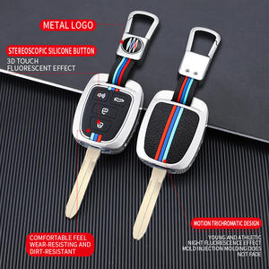 Étui de protection pour <span class=keywords><strong>clé</strong></span> de voiture en alliage de zinc et gel de silice pour Toyota FJ LAND CRUISER, ancien RAV4, Plarad, <span class=keywords><strong>porte</strong></span>-clés à brancher, sac à clés - Product Image 2