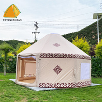 Tente de camping gonflable de luxe Oxford, imperméable, pour toutes les saisons, abri extérieur