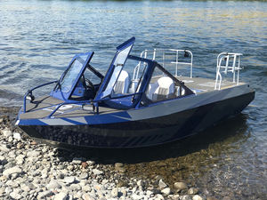 <span class=keywords><strong>2022</strong></span> Ecocampor Custom Aluminio Soft Top Jet Boat Yacht con motor interior Pesca Vela Río Incluye remolque-Venta disponible - Product Image 4
