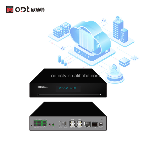2K HD Network Distributed KVM Input Node IP Encoder Switcher Visualized Audio-Video Integrated Management Platform System