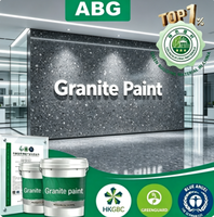 Peinture en résine résistante à l'usure avec granulats durcis, revêtement texturé effet pierre de granit pour murs et sols extérieurs