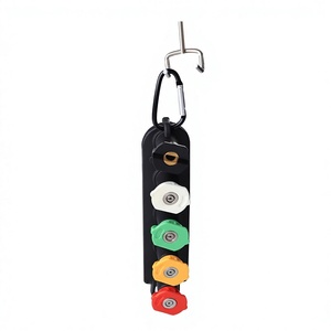 Kit de buses de pulvérisation haute pression Kaigongte 5-7 couleurs en acier inoxydable avec mécanisme de verrouillage de base pour pistolet de lavage de voiture - Product Image 2