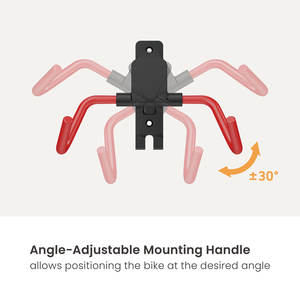 LBM13-01 헤비 듀티 자전거 보관 랙 강철 벽걸이 형 자전거 걸이 선반 후크 공간 절약 차고 실내 도로 자전거 홀더 - Product Image 2