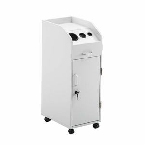 LETop Selling Beauty <b>Storage</b> Cart Hair Dryer Holder Stylist Equipment Lockable Rolling <b>Wheels</b> Salon <b>Trolley</b> - Product Image 3