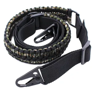 Outdoors Hunting Use Extra Width Quick Adjustable Length Shoulder Strap with Swivels and Clips