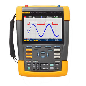 Oscilloscope numérique portable Fluke 190-204-III ScopeMeter 200 MHz 2,5 GSa/s, résolution 12 bits - Product Image 1
