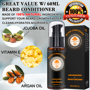 Mousse nettoyante bio pour <span class=keywords><strong>barbe</strong></span> et moustache pour hommes, marque privée, adoucissante, shampoing pour <span class=keywords><strong>barbe</strong></span> homme, OEM personnalisé, vente en gros - Product Image 4