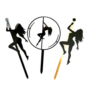 ตัวตกแต่งเค้กนักเต้นโพลแดนเซอร์รูปน้ำผึ้งและน้ำตาลหวาน สไตล์อินส์ สำหรับตกแต่งงานวันเกิด - Product Image 5