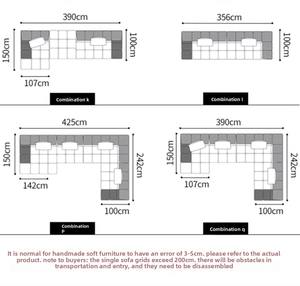 लिविंग रूम के लिए शीर्ष कपड़े एल आकार के आधुनिक सोफे सोफे, लक्जरी कोने के साथ फर्नीचर लिविंग रूम सोफे सेट फर्नीचर लिविंग रूम सोफा मॉडल। - Product Image 5