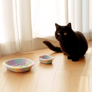 Comedero de Silicona Antideslizante con Degradado de Color para Perros y Gatos, Anti-Asfixia, Anti-Derrames, Plato para <span class=keywords><strong>Comida</strong></span> de Perros Medianos y Pequeños - Product Image 3