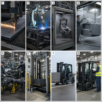 Chariot élévateur électrique au lithium 60V à économie d'énergie, capacité 1T 2T 3T, hauteur de levage 3m, déplaceur latéral, certifié CE, pour la logistique