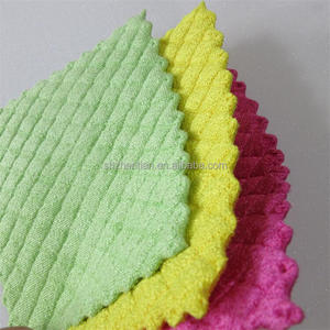 ผ้าเช็ดจานฟองน้ำไมโครไฟเบอร์สำหรับล้างจานผ้าเช็ดทำความสะอาดผ้าวาฟเฟิลผ้าเช็ดจานฟองน้ำสำหรับใช้ในครัว - Product Image 4