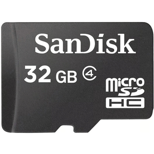Tarjeta MicroSDHC SanDisk de 32 GB, clase 4 - Product Image 1