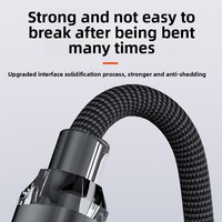 Cable de Datos Tipo-C Trenzado de Nailon Jingyao, Carga Súper Rápida de 120W 6A, Compatible con Teléfonos Honor