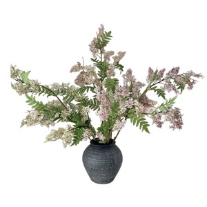 Décorations de fleurs artificielles en forme de locustier, blanches, roses, violettes, en mousse et soie, haute simulation, pour arrangements de mariage - Product Image 5