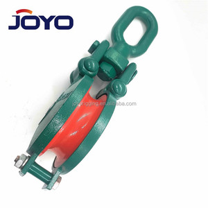 Nhiệm vụ nặng nề gian lận đơn sheave xoay mắt loại biển snatch hướng dẫn ròng rọc khối, ISO9001 - Product Image 2