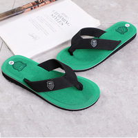 Tongs d'été en EVA et viscose noires, chaussures décontractées coréennes en viscose, pantoufles d'intérieur et d'extérieur