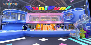 Thương mại sân chơi trong nhà tường trò chơi leo núi phiêu lưu khu vực tùy chỉnh thiết kế tương tác chơi cho trẻ em trung tâm vui vẻ - Product Image 6