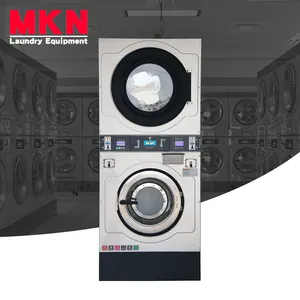 MKN koin Cina/Token mesin cuci Laundry beban depan mesin pengering dan cuci komersial untuk mulai pencucian alas Bisnis