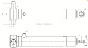 Cilindros Hidráulicos Telescópicos FE/FEE de 3-5 Etapas y 6 m, Cilindro Hidráulico, <span class=keywords><strong>Verin</strong></span> Hidráulico para Camión Volquete - Product Image 4