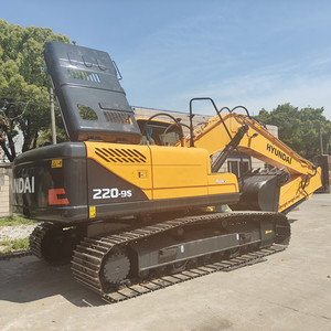 Excavadora de ruedas Hyundai 220LC-9S usada recién llegada 2018-2021 Cummins Engine Equipo de construcción - Product Image 6