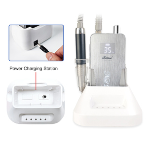 Livraison rapide <span class=keywords><strong>batterie</strong></span> 80W forte perceuse à ongles Rechargeable électrique Nail Art perceuse E fichier 35000 tr/min usine en gros - Product Image 4