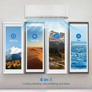 12000BTU pabrik Cina sertifikasi SASO R32 pendingin udara emas umum Tiongkok - Product Image 2